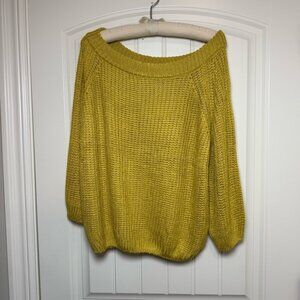 Miracle Knit Sweater Yellow/Gold size S/M